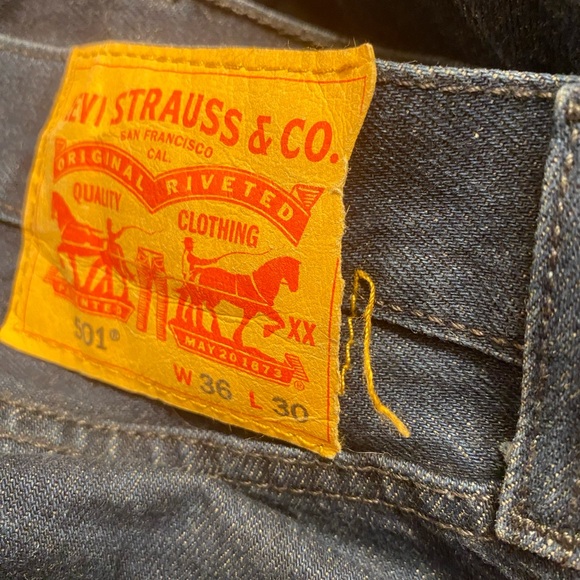 Vintage Levi's 501xx Jeans Button Fly 36X30 Blue Straight Leg Classic. - Picture 14 of 14